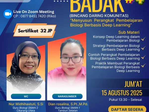 BIMTEK 32 JP-Bincang Daring Komunitas - BADAK 4