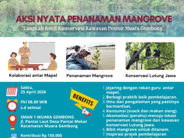 Aksi Nyata Menanam Mangrove MGMP Biologi 2026